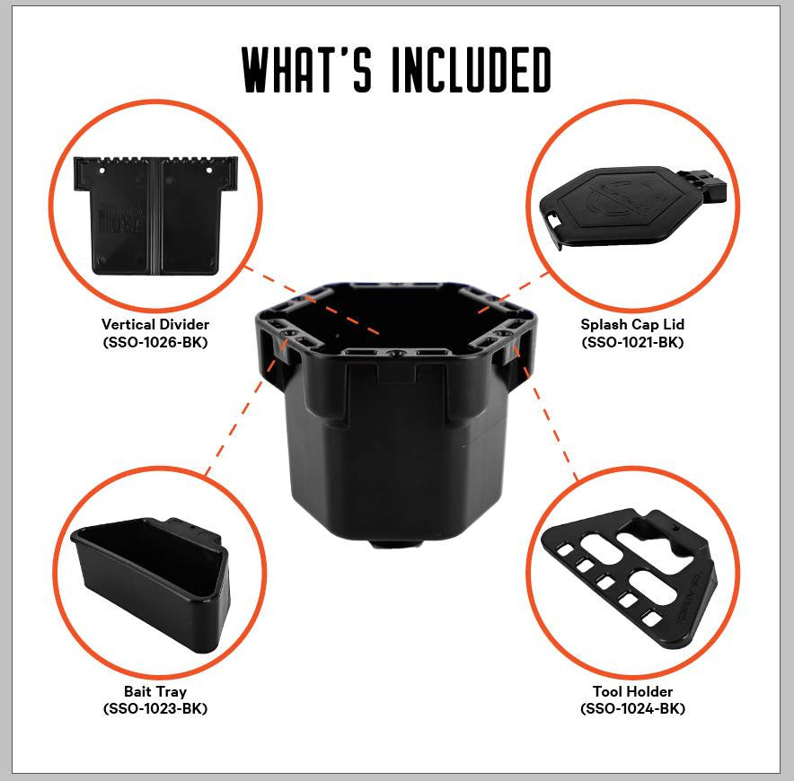 YakAttack Fully Loaded Cup Holder Pro