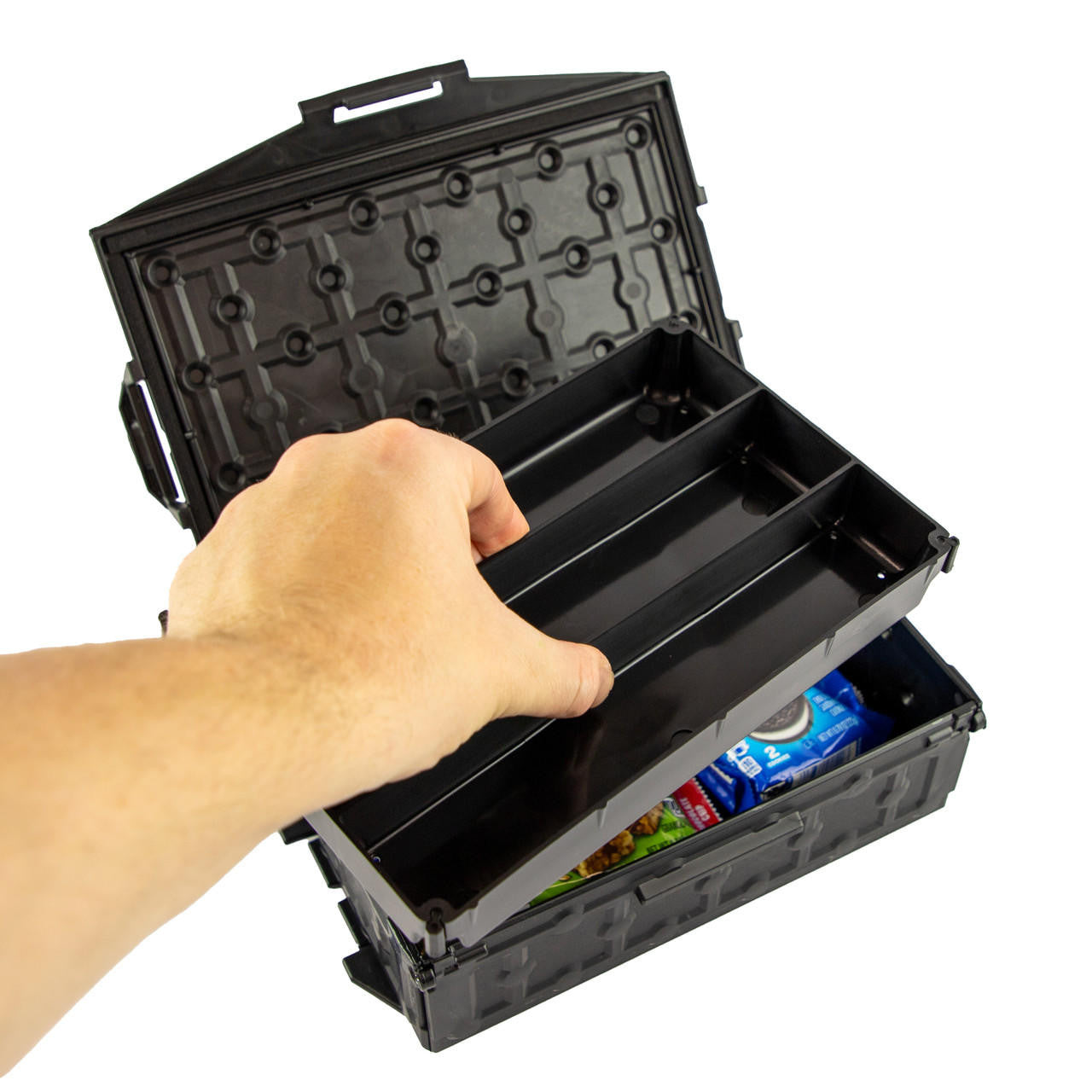 YakAttack TracPak Combo Kit, Track Mounbt, Handle and 3 trays-Poly Bag