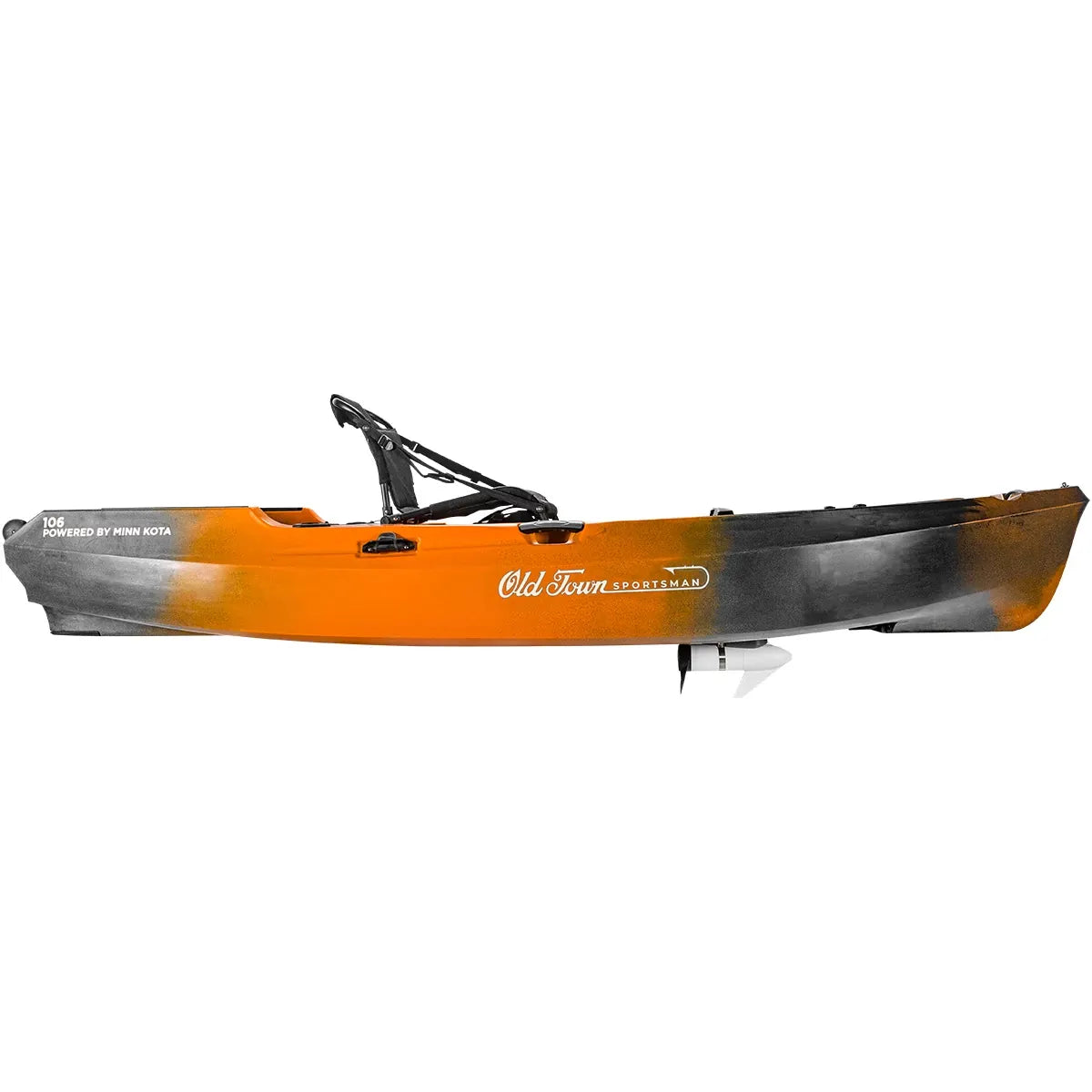 Old Town Sportsman 106 Powered by Minn Kota in Ember Camo, alternate view