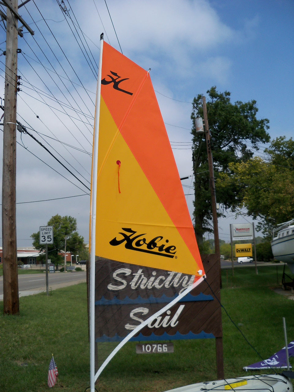 Hobie Kayak Sail Kit Papaya/Orange