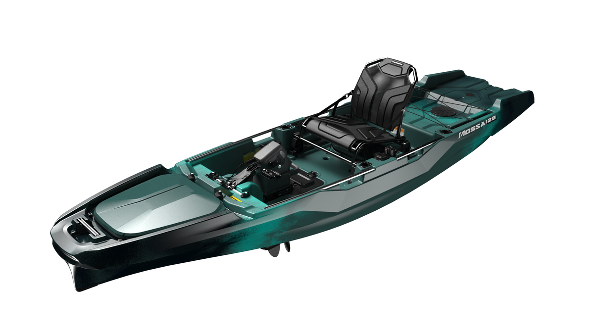 VoyaX MOSSA 128 XPDL fishing kayak with seat and drive