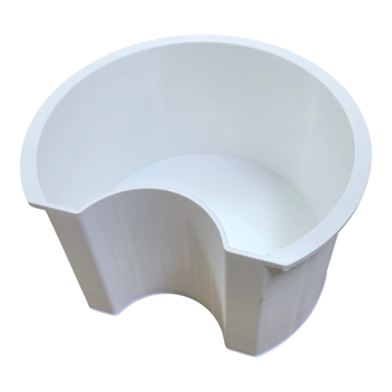 3d Printed Round Kayak Deep Gear Bucket for Hobie 8" hatch only