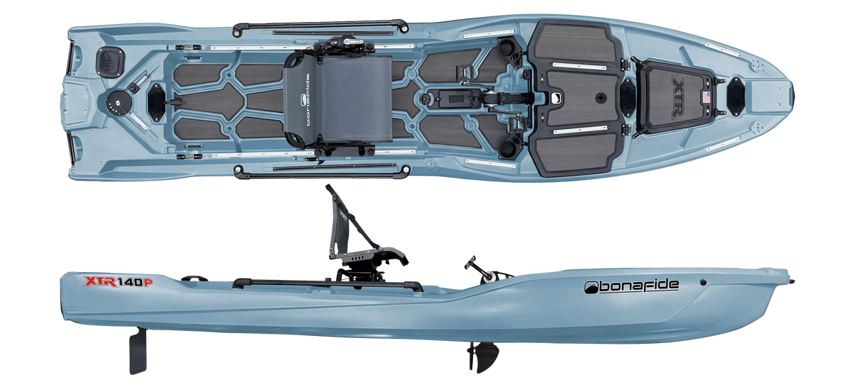Bonafide XTR140P in Steel — manufacturer preview rendering; colors and final production details may vary