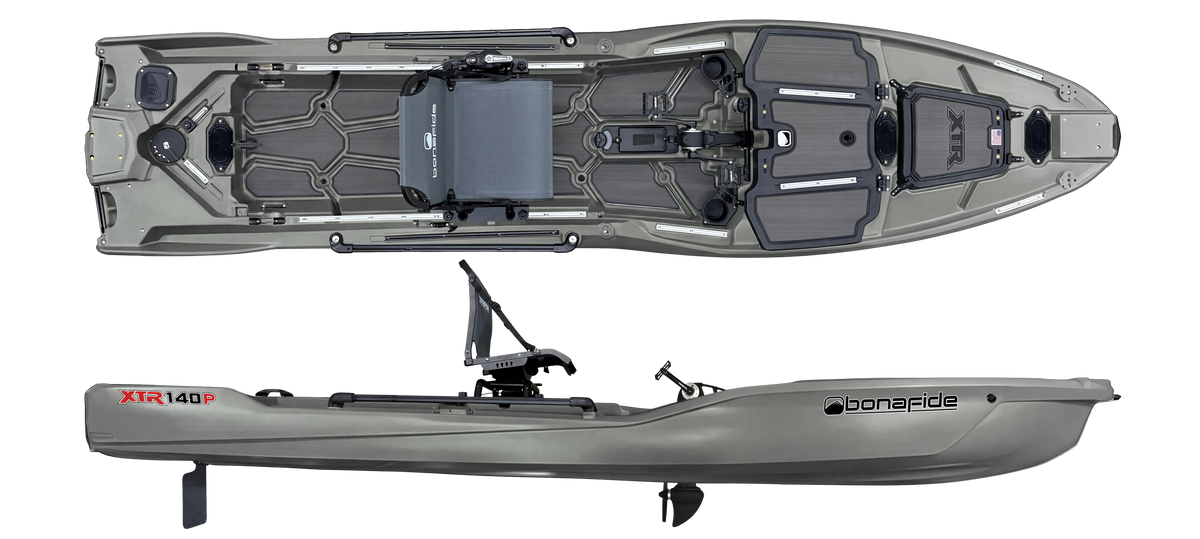Bonafide XTR140P in Top Gun Grey — manufacturer preview rendering; colors and final production details may vary