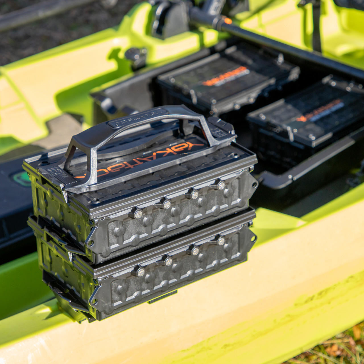 YakAttack TracPak Combo Kit, Track Mounbt, Handle and 3 trays-Poly Bag