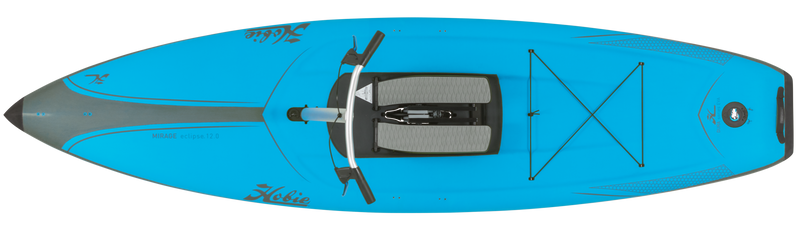 New Hobie Mirage Eclipse Dura Blue 12.0 Display Blemish Full Warranty