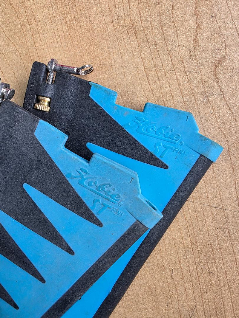 Blem Hobie Mirage ST Fin, Blue/Black SET OF 2