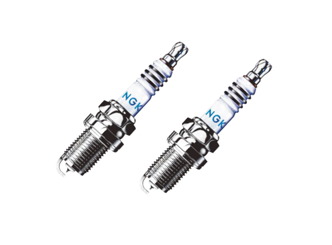 Representative NGK spark plug for Tohatsu outboards; this listing is DCPR6E, part 970101103M