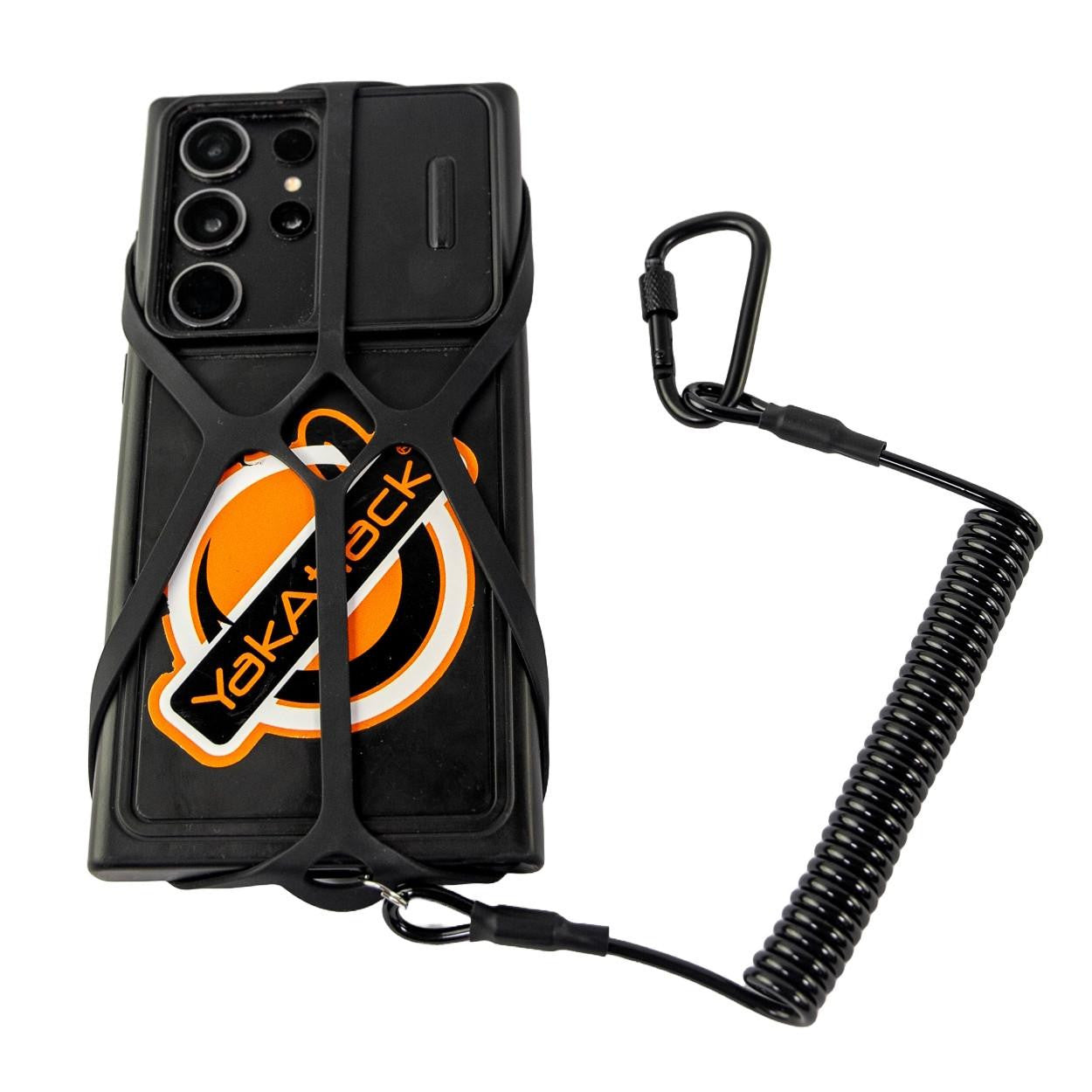 YakAttack Universal Smartphone Harness with Tether, Black