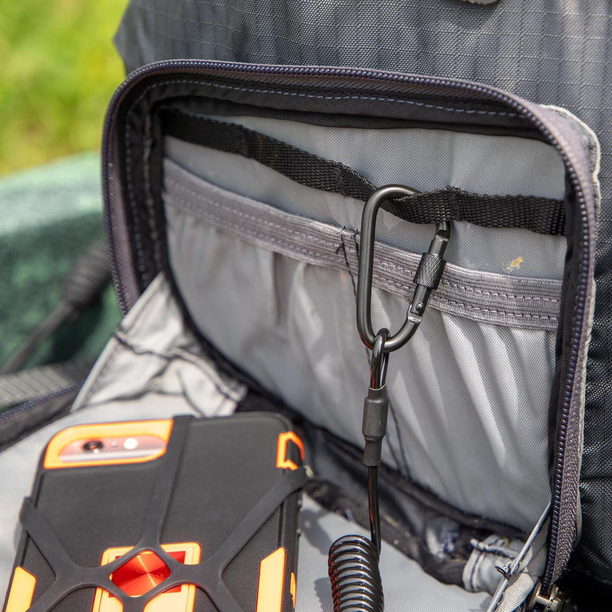 YakAttack Universal Smartphone Harness with Tether, Black