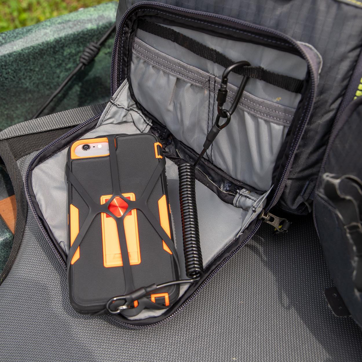 YakAttack Universal Smartphone Harness with Tether, Black