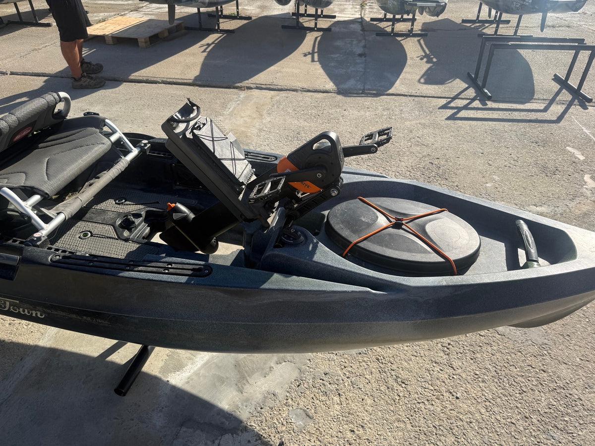 Used 2021 Old Town Topwater 120 PDL cockpit and pedal drive