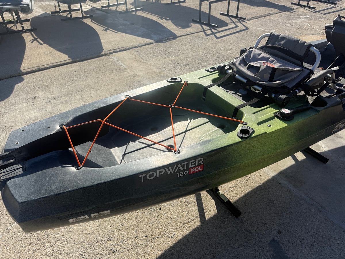 Used 2021 Old Town Topwater 120 PDL rear deck