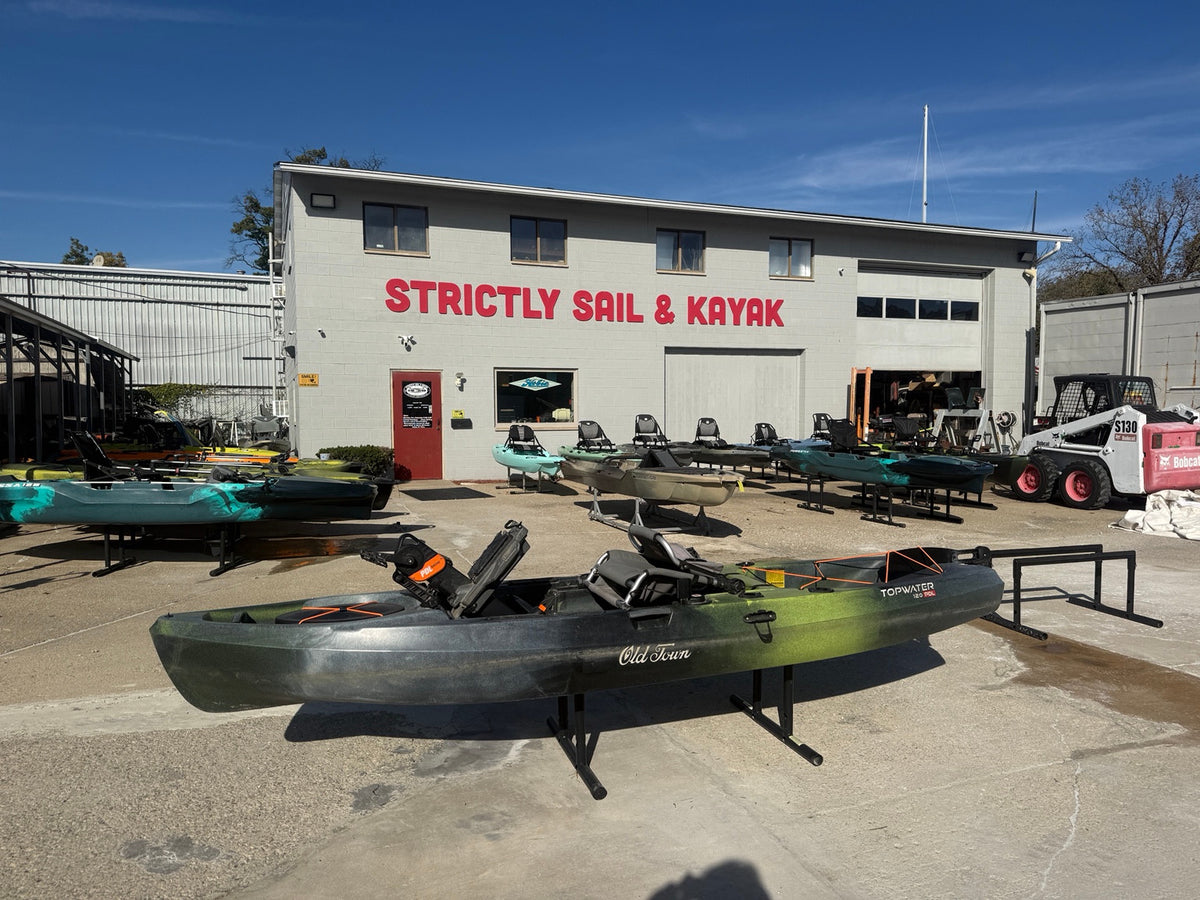 Used 2021 Old Town Topwater 120 PDL side view