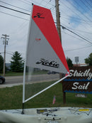 Hobie Kayak Sail Kit, Red/Silver