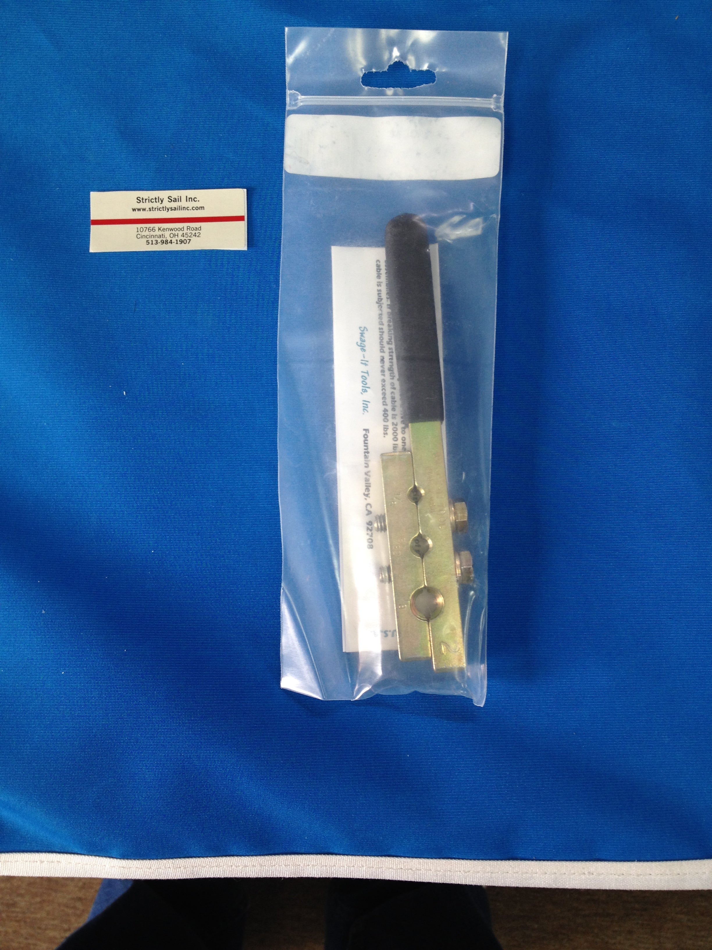 Swage it tool #2 for Nicro press